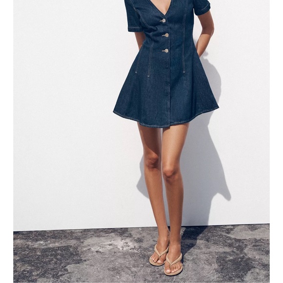 Zara Dresses & Skirts - Zara Dark Blue Mini Dress